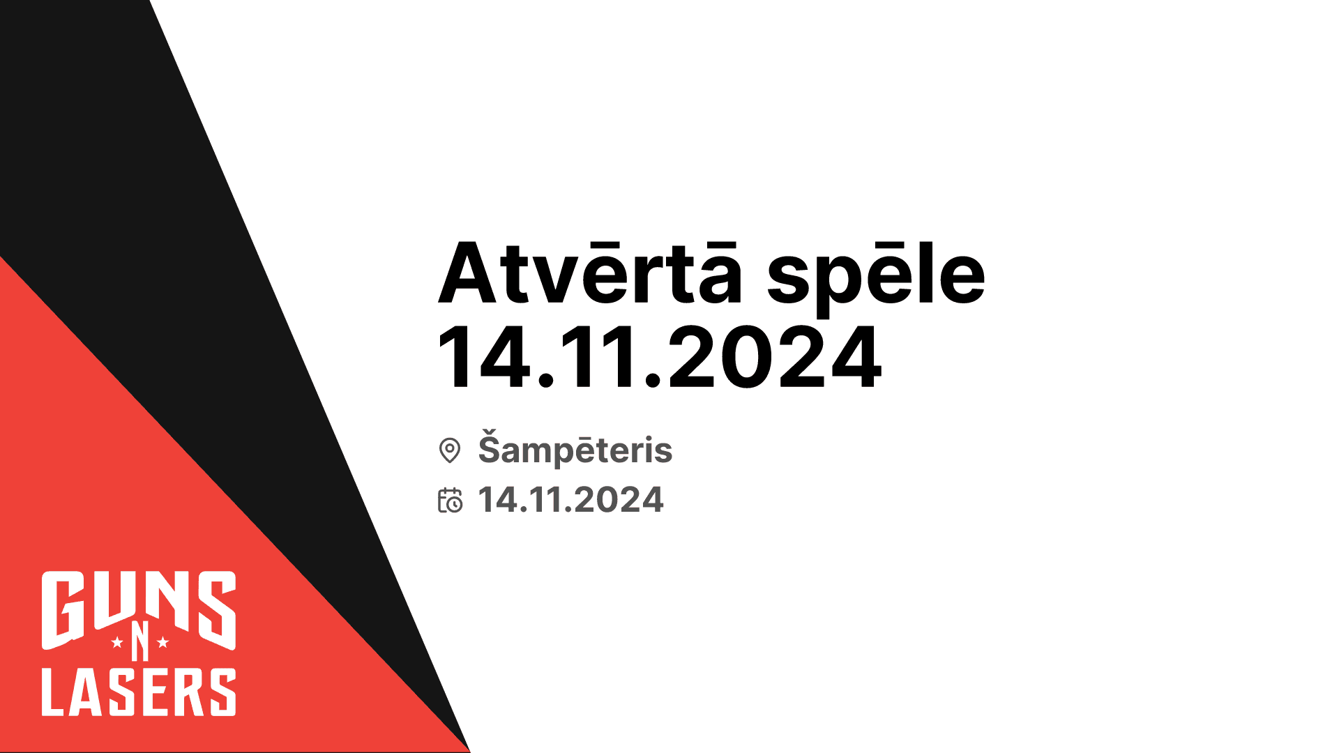 Atvērtā spēle 14.11.2024